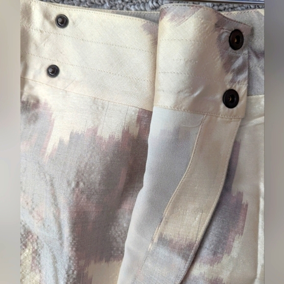 Giorgio Armani Women's Silk Long Skirt/Move Buttons & Snaps To Make It Your Size - Picture 6 of 13